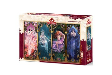Art Puzzle 2000 Parça Dört Cevher 4573