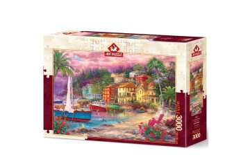Art Puzzle 3000 Parça Eflatun Kıyılar 5527