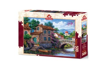Art Puzzle 500 Parça Çiçekli Kanal 5070