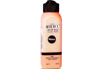 Artdeco Akrilik Boya 140 ML Fosforlu Turuncu 070R-920