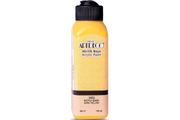Artdeco Akrilik Boya 140 ML Koyu Sarı 070R-3602