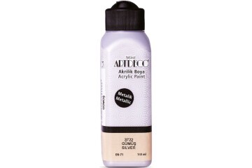 Artdeco Akrilik Boya 140 ML Metalik Gümüş 071R-3722