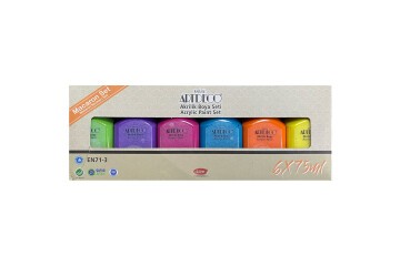 Artdeco Akrilik Boya 6x75 ML Set Makaron Renkler LV-Y-070I-AS7