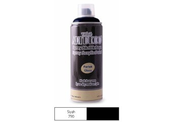 Artdeco Akrilik Sprey Boya 400 ML Mat Siyah M790