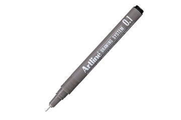 Artline Çizim Kalemi 0.1 MM Siyah EK231