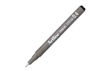 Artline Çizim Kalemi 0.4 MM Siyah EK234