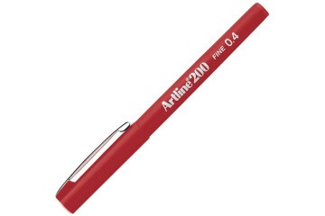 Artline Fineliner 0.4 MM Kırmızı EK-200N