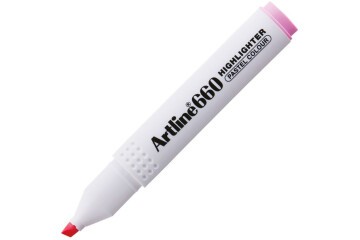 Artline Fosforlu Kalem Kesik Uç 1,0-4,0 MM Pastel Pink EK-660