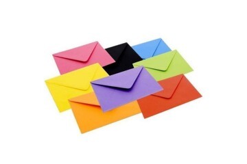 Asil Doğan Davetiye Zarfı 5 Renk Karışık 130x180 80 GR AS-5204