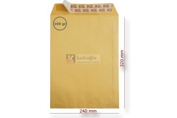 Asil Doğan Torba Zarf Formula Silikonlu 24x32 100 GR AS-0854