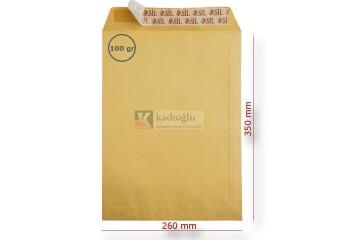 Asil Doğan Torba Zarf Formula Silikonlu 26x35 100 GR AS-0864