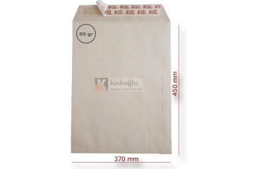 Asil Doğan Torba Zarf İmt Kraft Silikonlu 37x45 90 GR AS-0896