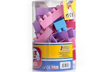 Asya Oyuncak Ant Blocks 34 Parça Pastel Renk ANT034-P