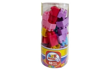 Asya Oyuncak Ant Blocks 48 Parça Pastel Renk ANT048-P