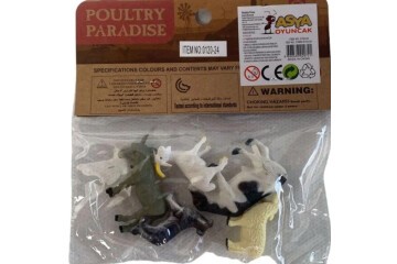 Asya Oyuncak Hayvan Seti PVC C5865-0120-24