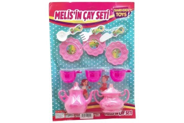 Asya Oyuncak Orta Boy Kartela Çay Seti SMK021