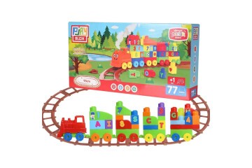 Asya Oyuncak Playblox Tren Seti 77 Parça 2397