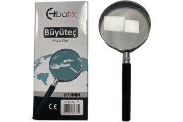 Bafix Büyüteç Cam Metal Çerçeveli 75 MM BFX-BMC75