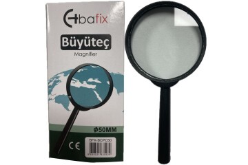 Bafix Büyüteç Cam Plastik Çerçeveli 50 MM BFX-BCPC50