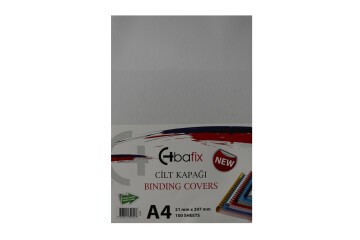 Bafix Cilt Kapağı Plastik Opak A4 160 MIC Şeffaf