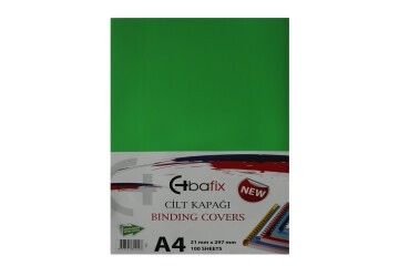 Bafix Cilt Kapağı Plastik Opak A4 160 MIC Yeşil