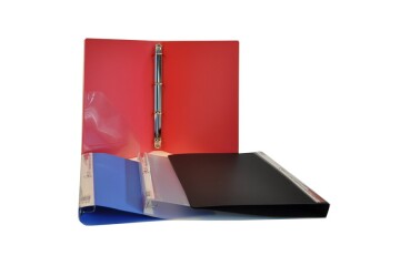 Bafix Halkalı Dosya PP 4 Halkalı A4 Kırmızı