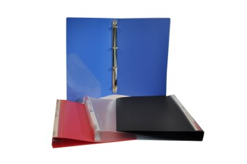 Bafix Halkalı Dosya PP 4 Halkalı A4 Mavi