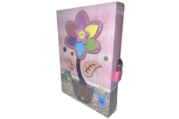 Bafix Hatıra Defteri Kilitli Karışık Desen YH32K-KRŞ