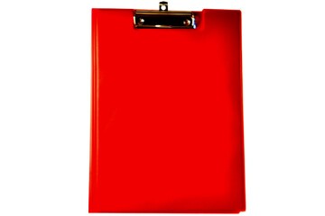 Bafix Kapaklı Sekreterlik Plastik A4 Kırmızı