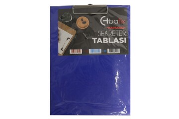 Bafix Kapaksız Sekreterlik Plastik A4 Mavi