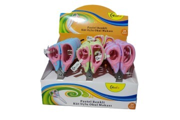 Bafix Okul Makası Küt Uçlu 13,5 Cm Pastel Renk BFX-SC5102