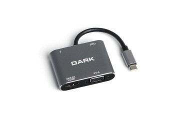 Dark DK AC U31XHDV  USB 3.1 Type-C den 4K UHD HDMI & VGA Dönüştürücü Adaptör