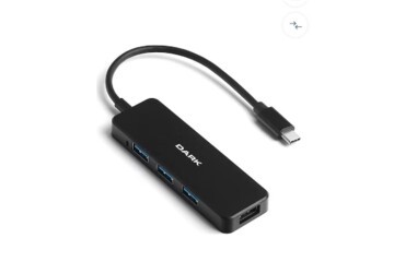 Dark USB31X41A Connect Master X5 USB3.1 Type-C to 4 Port USB-A 3.0 & 1X Type-C Charge