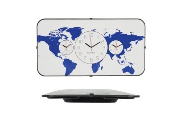 Dikdörtgen Bombeli Duvar Saati