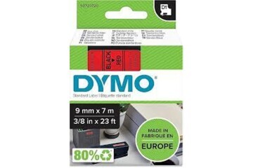 DYMO S0720720 D1 Yedek Şerit 9 mmx7mt Kırmızı-Siyah 40917