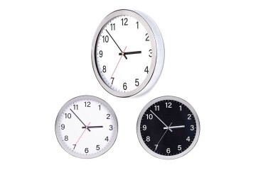 Krom Çerçeveli Duvar Saati