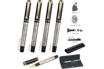 Tekli Kabartma Roller Kalem Seti