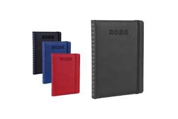 Termoderi Kapaklı Gizli Spiralli Ajanda