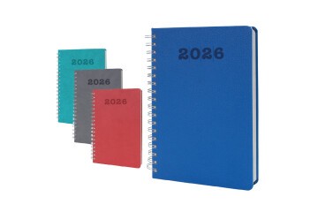 Termoderi Kapaklı Spiralli Ajanda