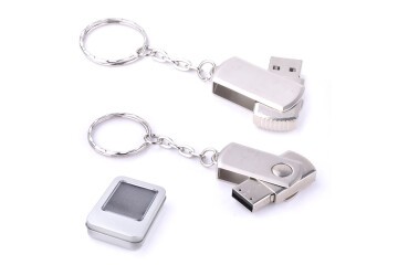 USB 3.0 Bellek 16 GB Döner Kapaklı Metal Anahtarlık