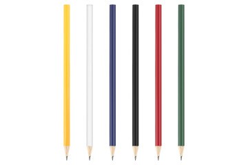 Yuvarlak Renkli Kurşun Kalem