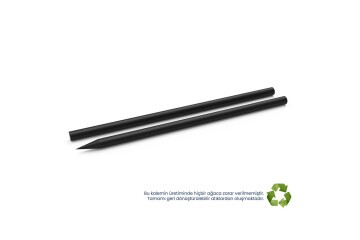 Yuvarlak Siyah Kurşun Kalem