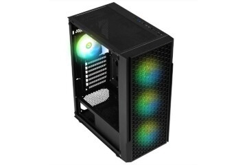 BitFenix PROTON 4-120mm FRGB Fan 600W 80 Plus  Siyah 1-Usb3.0 2-Usb2.0 Tempered Glass Oyuncu Kasası