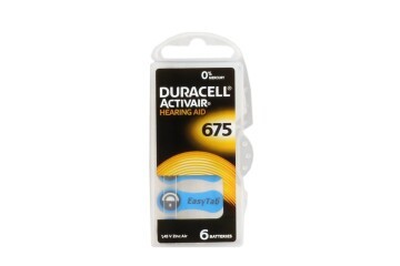 Duracell 675 Numara Düğme Kulaklık Pili İşitme Cihazı İçin 6lı Paket