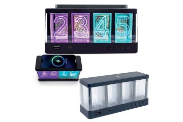 Fantastik Panel Saatli Kablosuz Şarj Cihazı