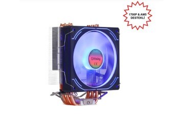 Frisby FCL-F1336C Intel 1366-115x-1200-1700-AMD AM2-AM2+-AM3-AM4-AM5 CPU FANI