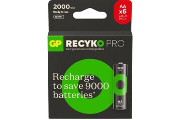 GP AA 2000 mAh Pro Şarjlı Kalem Pil 4+2li Paket  Paket GP210AAHCBR21-2GVPTLB6
