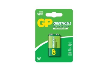 GP Greencel 9V Çinko Pil Tekli Paket GP1604G-2U1