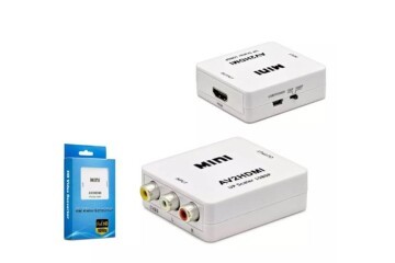 HADRON HDX1282 HD VIDEO CONVERTOR AV (IN) TO HDMI (OUT) BEYAZ