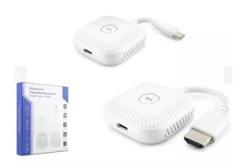 Hadron HDX1385 50mt Type-C Tx - Hdmi Rx Extender Kablosuz 1080p (Tv-Tablet-Projektör)
